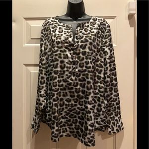 Ann Taylor printed tunic- XL